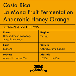 [304 Coffee Roasters] Costa Rica Ramana FF+ Orange